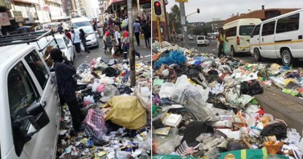 Johannesburg CBD, Mzansi, angry, criminals, litter