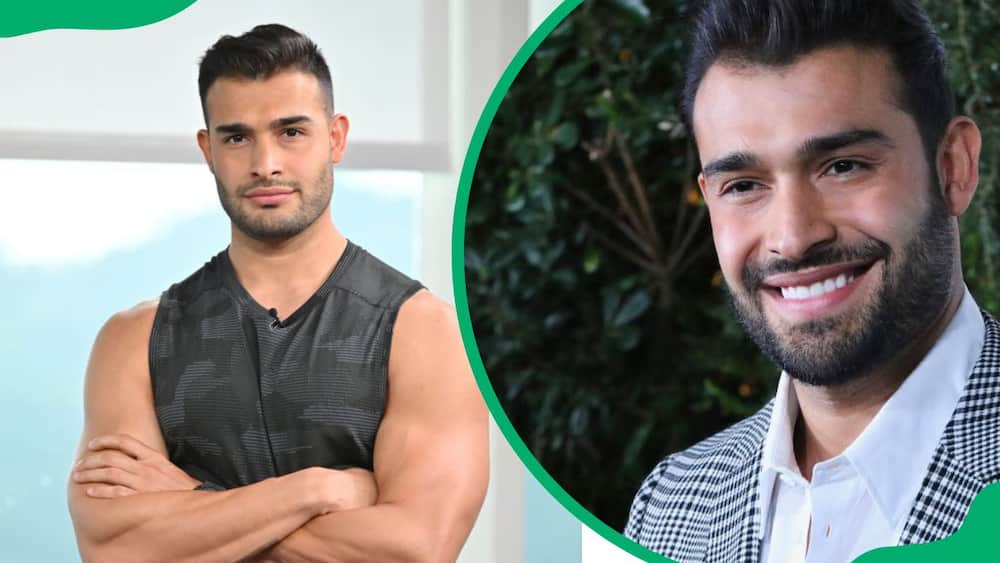 What does Sam Asghari do for a living?