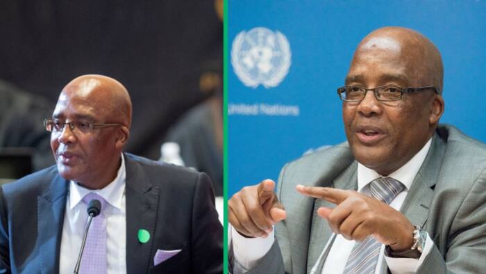 Home Affairs Minister Aaron Motsoaledi rushed to Steve Biko Academic Hospital, SA wishes him we