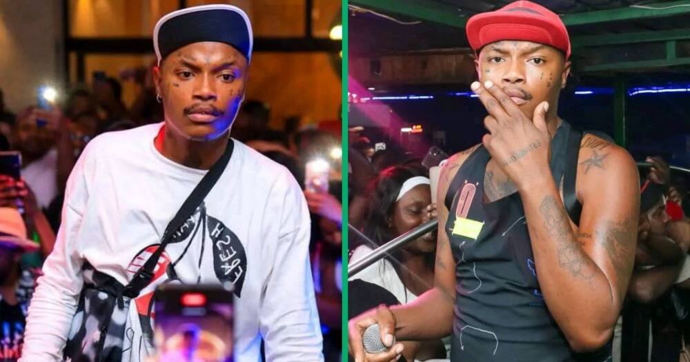 Shebeshxt worries fans after nearly hitting supporter with a bottle