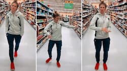 "Energy is unmatched": Woman slays with smooth moves in aisle at supermarket, peeps love her vibe