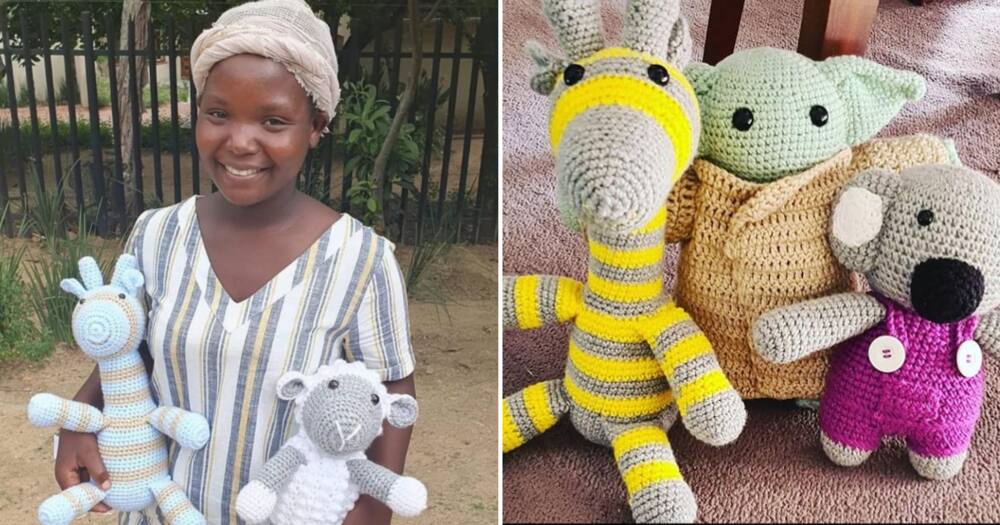 Christine from Johannesburg sells handmade toys for a living