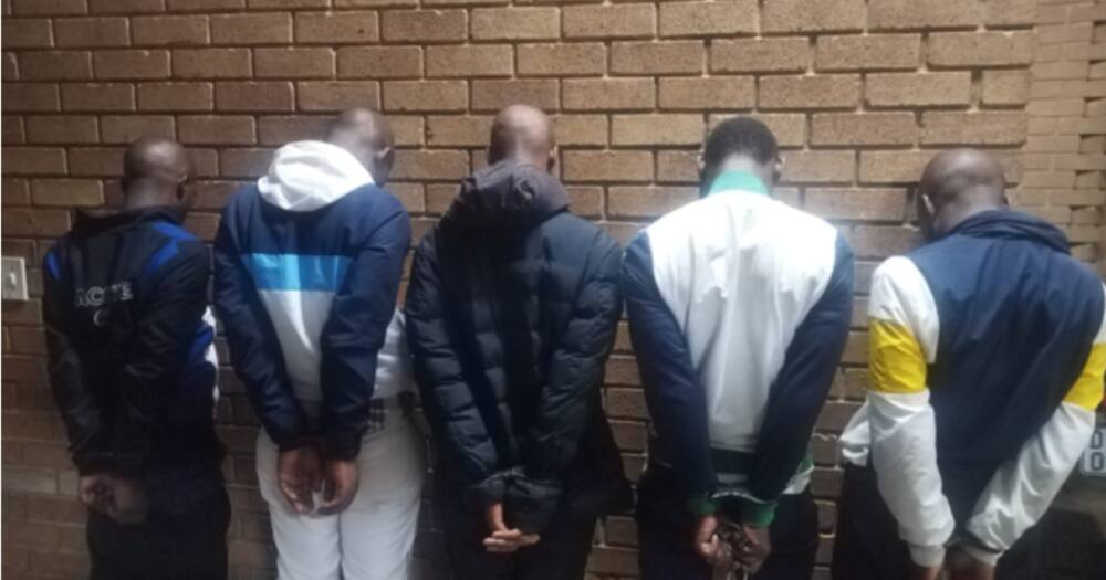 Five men were arrested for the theft of R3m worth of jewellery from a Polokwane store