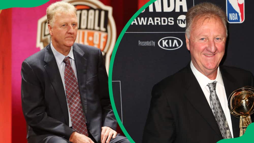 Larry Bird a Basketball Hall of Fame Enshrinement Ceremony