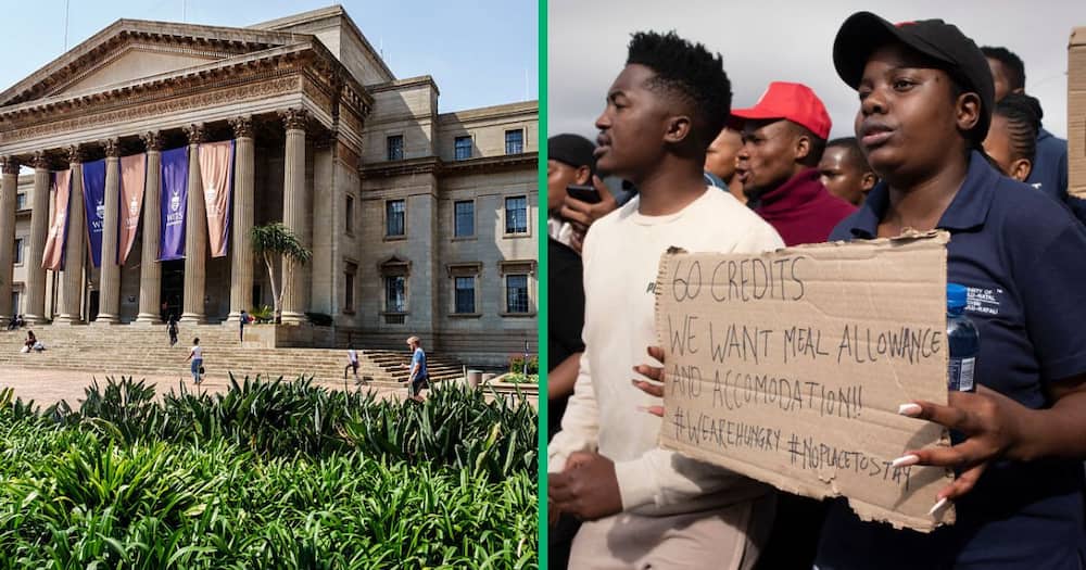 University students have not received their allowances from NSFAS and they are angry