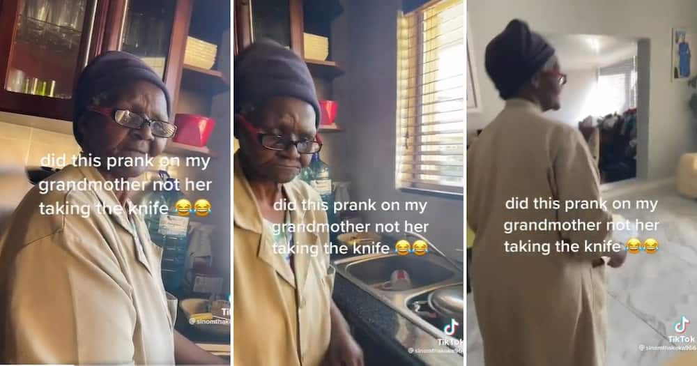 A fight prank played on a gogo has SA amused at her willingness