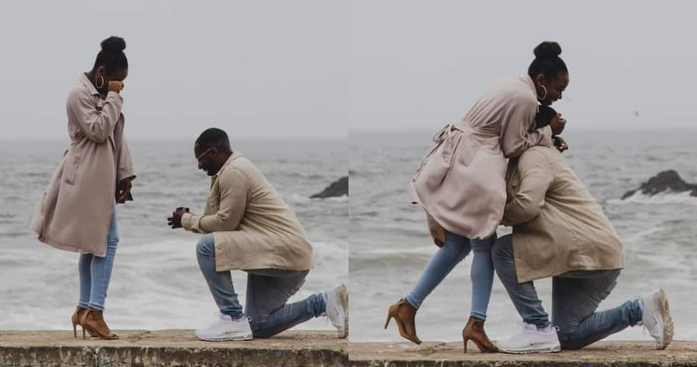 Photographer on tour spots unknown couple's proposal & captures sweet moment