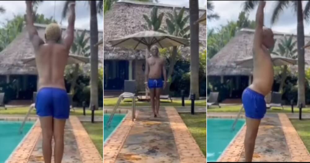 Somizi Has SA Laughing, Hilarious ‘Synchronized Swimming’ Vid: “The Way I’m Feeling Cold”
