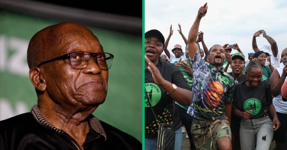 Jacob Zuma said MKP will emancipate black people
