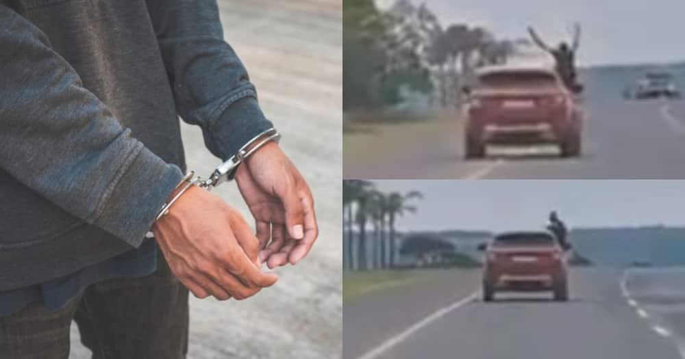 Reckless driver, Range Rover, viral video, man arrested, SAPS, RTMC, trending news