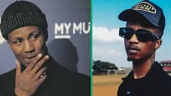 Emtee hints album highly anticipated 'DIY 3' might drop in 2024, fans in a frenzy: "Give us 2 songs'