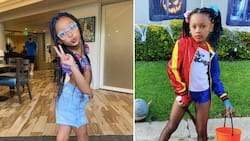 DJ Zinhle and AKA's 7-year-old daughter Kairo Forbes allegedly charges R18K per Instagram post