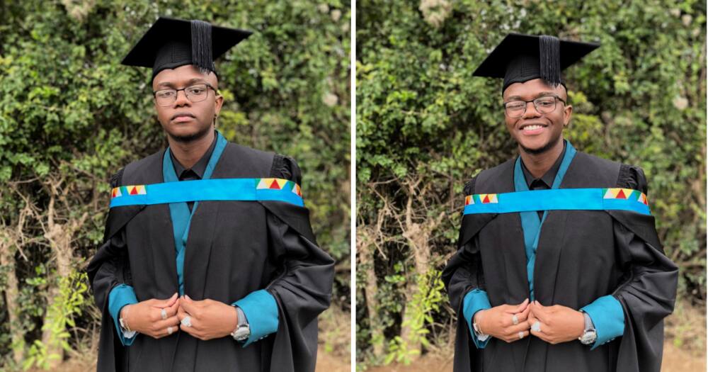 A determined dude went online to commemorate graduating from UKZN.