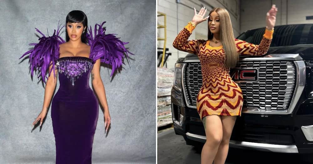 Cardi B shows off her cars