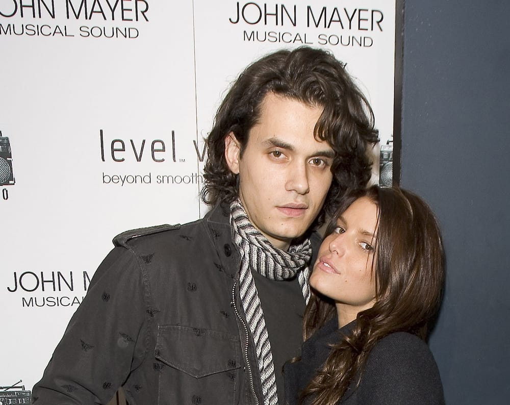John Mayer and Jessica Simpson at Madison Square Garden