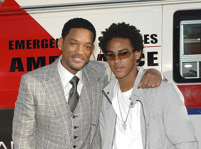 How is Trey Smith related to Jaden Smith?