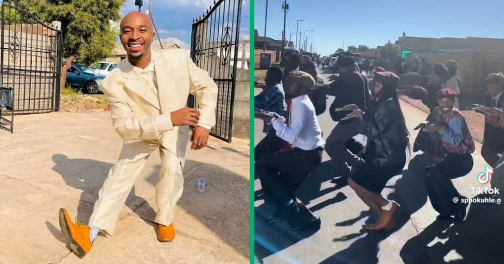 Lindo Sithole took part in a viral dance
