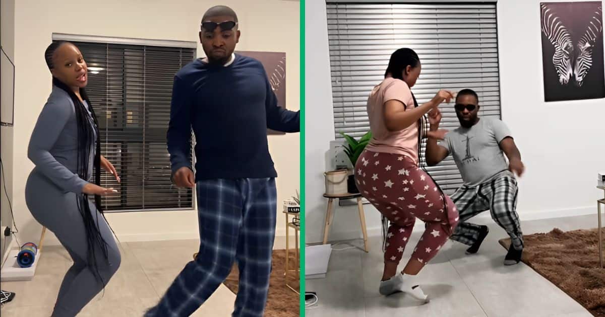 "He's the Beyonce of the duo": Couple's fun Vala Umkhukhu dance goes viral on TikTok
