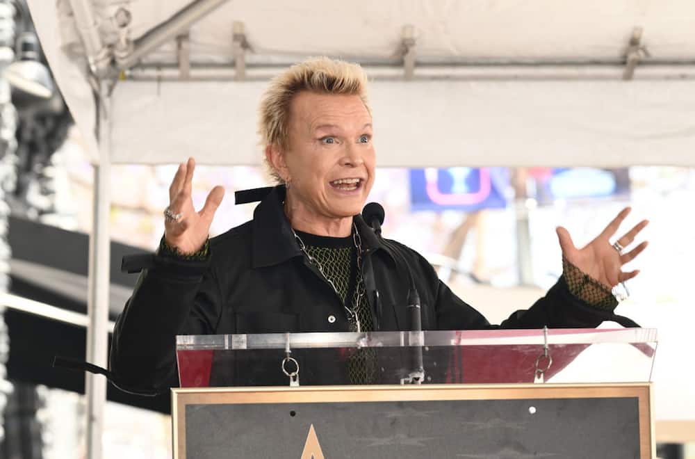 Billy Idol during a ceremony honouring Richard Blade