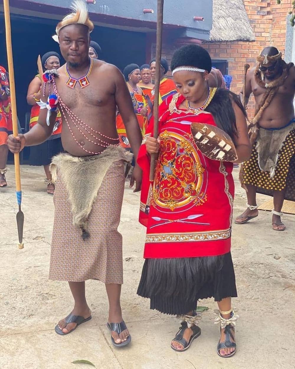 Zulu men's traditional attire