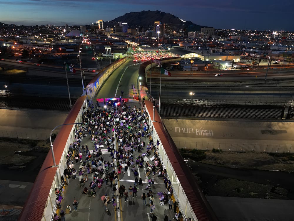 Women gathered to demand justice in femicides in Ciudad Juarez
