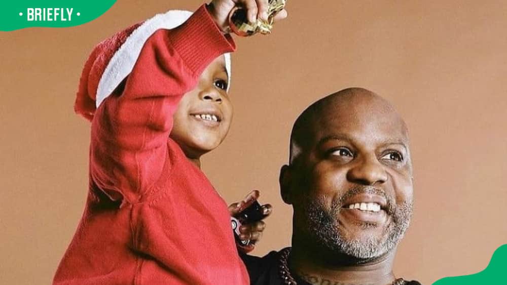 Exodus Simmons and his father DMX
