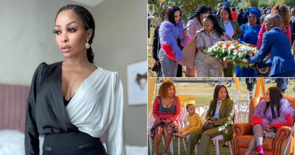 Khanyi Mbau Honours Her Late Dad’s Memory With Extravagant Tombstone Unveiling Sa Loves How She