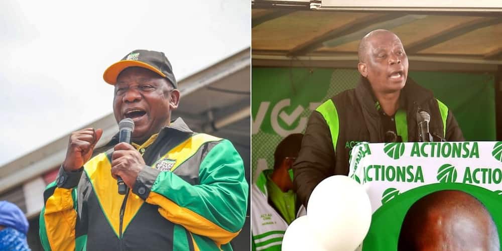 ANC, ActionSA, Herman Mashaba, Cyril Ramaphosa, elections
