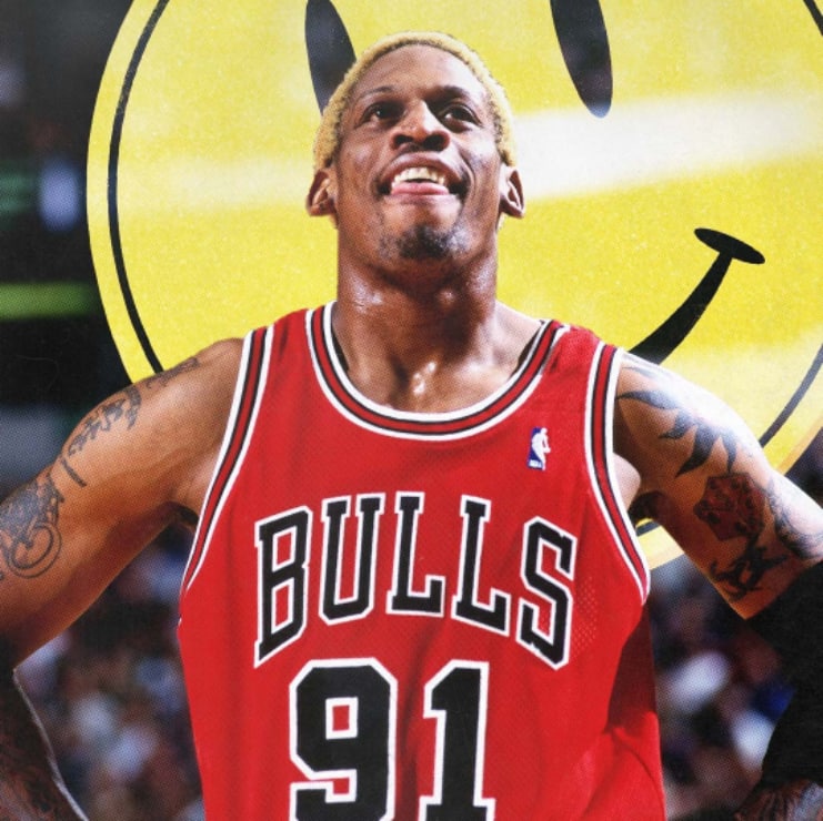 Dennis Rodman Stats-Detroit Pistons (No tattoos)