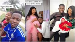 Young lady shares throwback photos of her and husband when they were dating, they are now married with 1 kid