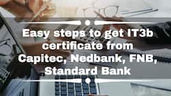 Easy steps to get an IT3b certificate from Capitec, Nedbank, FNB, Standard Bank
