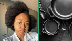Influencer wows Mzansi with affordable stainless steel pots for R1 200 from Checkers