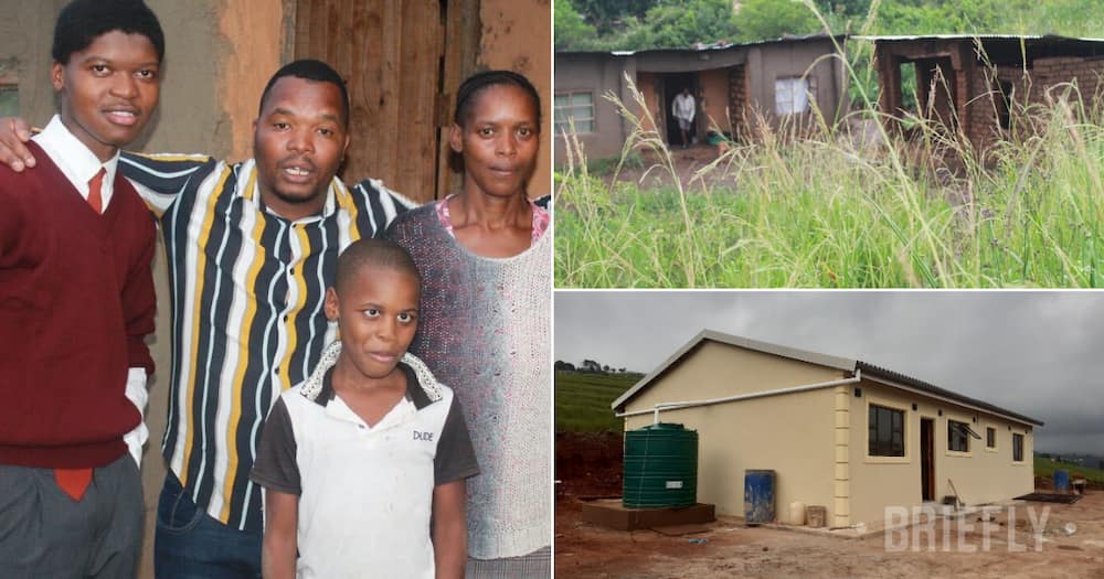 Young man goes from mud hut to brand new home worth R400 000
