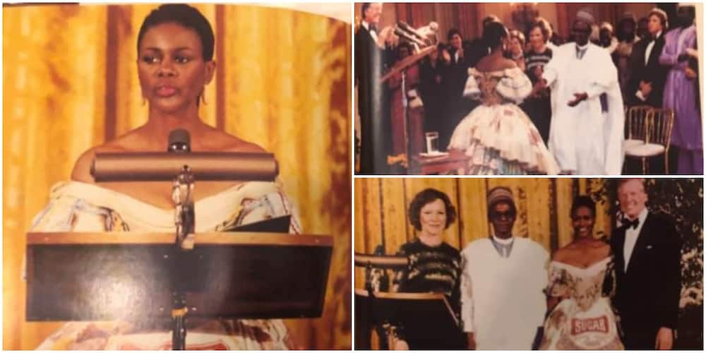 Throwback photos of late Cicely Tyson with former Nigerian president Shehu Shagari