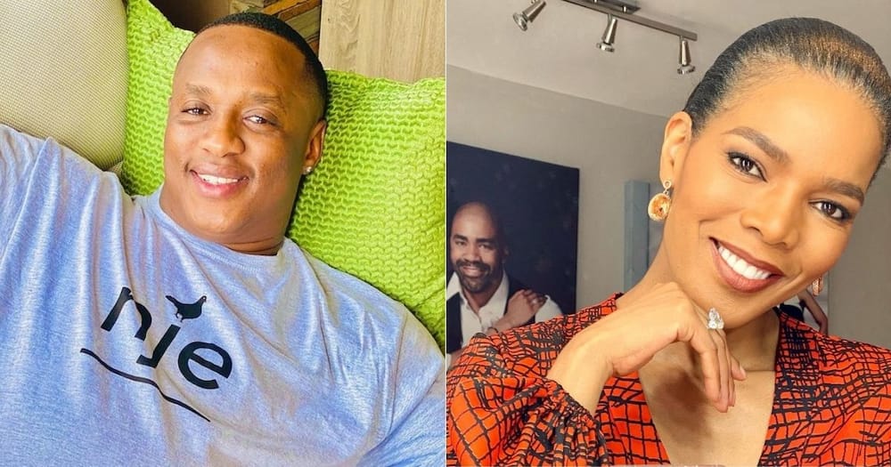 Jub Jub, encourages, Connie Ferguson, to be strong, hubby's funeral
