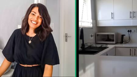 Cape Town woman shows off her kitchen transformation on TikTok, SA wowed