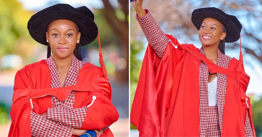 A mom from Johannesburg, Gauteng, obtained her PhD from the University of the Witwatersrand