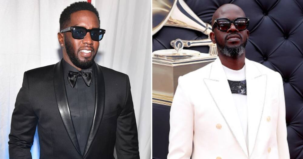 P Diddy was excited to attend Black Coffee's show in Miami.