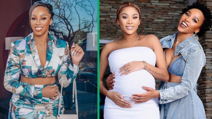 Sbahle and sister-in-law Tamia Mpisane stun Mzansi in new pictures: "You look beautiful, girls"