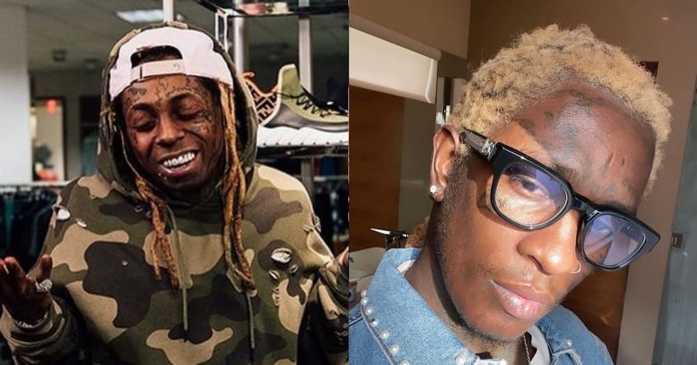 Lil Wayne and Young Thug Hit Up Studio Session in Los Angeles