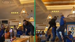 Spur employees turn the restaurant into groove session in a video, Mzansi loves it
