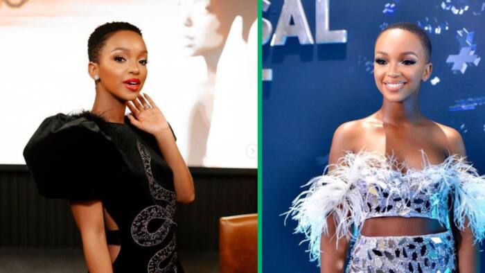 Nandi Madida celebrates Shaka's 7th birthday with video tributes showing off his painting skills