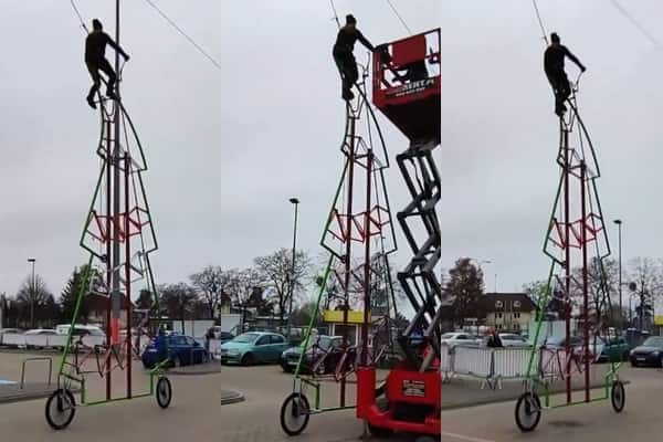 Tallest bicycle shop in the world