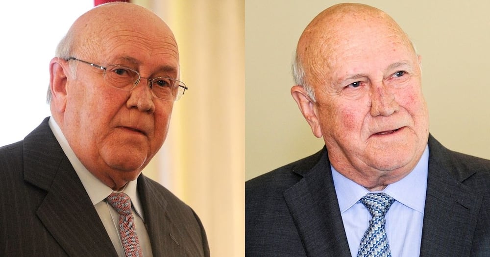 FW de Klerk diagnosed with cancer, reveals on 85th birthday
