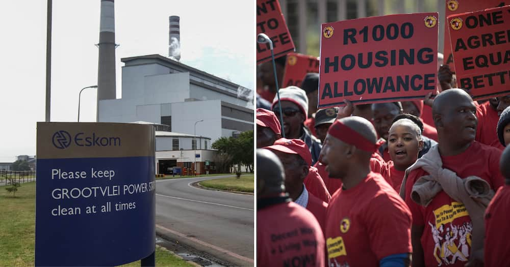 Eskom, loadshedding, higher stages, worker's protest, higher wages