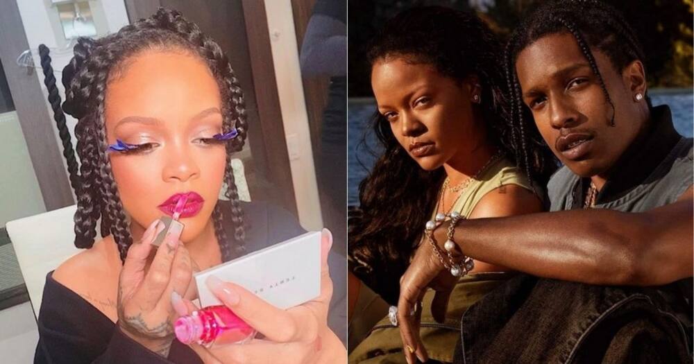Rihanna, A$AP Rocky, film music video, eye catching outfits