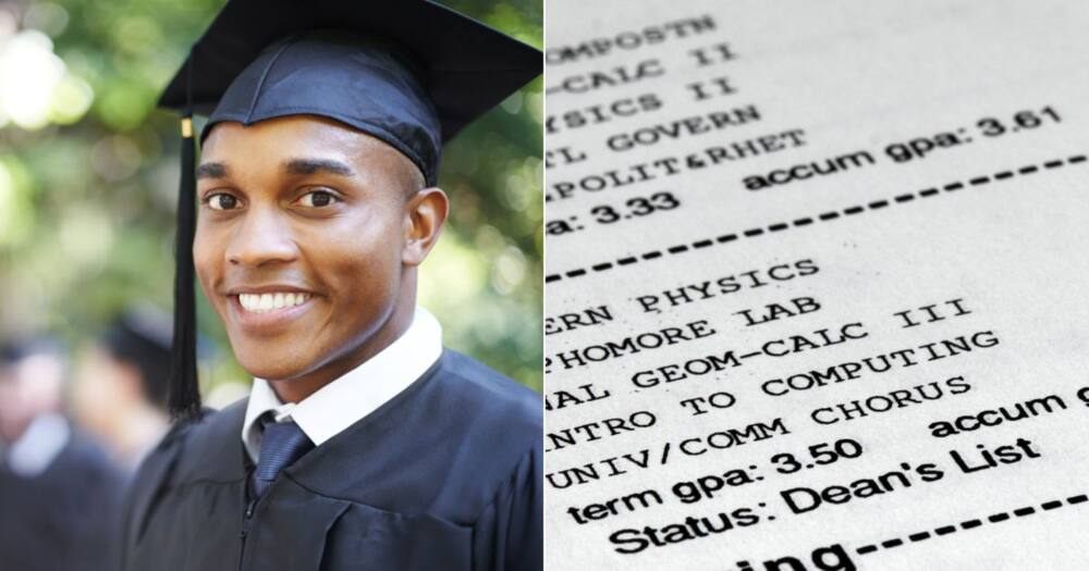 Young man celebrates 29 distinctions, man graduates cum laude, man shares graduation with 93 year old grandmother