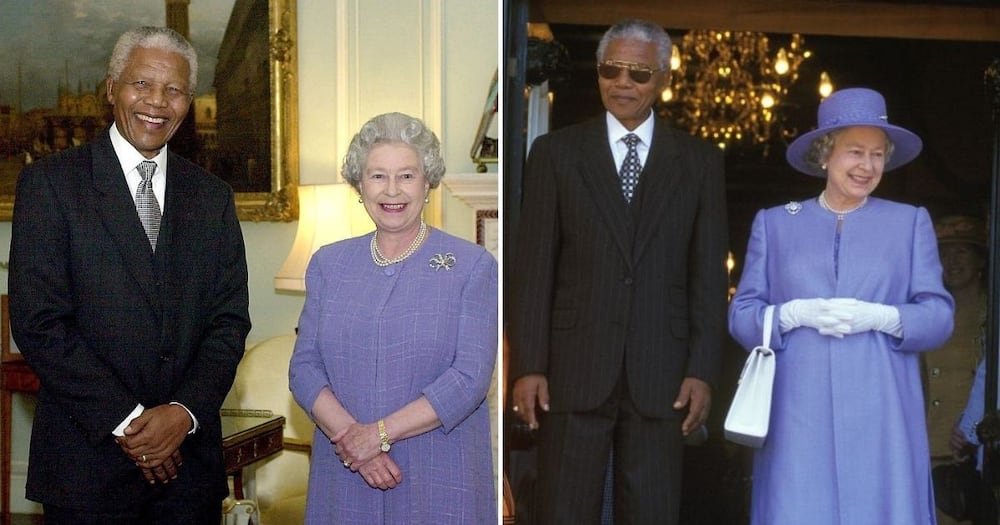 Queen Elizabeth II and Nelson Mandela