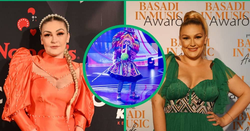 Award-winning singer Holly Rey at 2022 and 2023 Basadi in Music Awards and singing as Lollipop on season 1 of 'Masked Singer SA'.