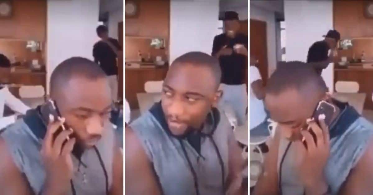 Man Blows Kisses to Bae Over the Phone in Hilarious Video, His Friends Laug...
